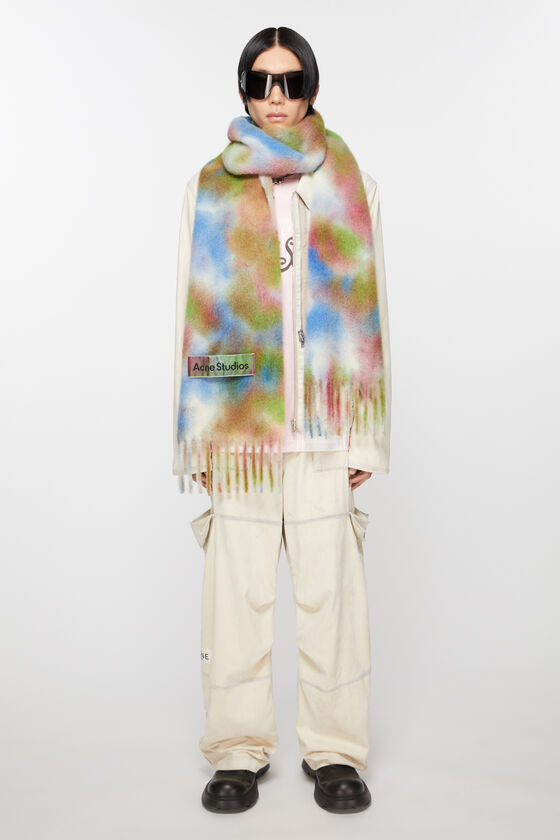 (image for) Intimate Tie-dye alpaca wool scarf